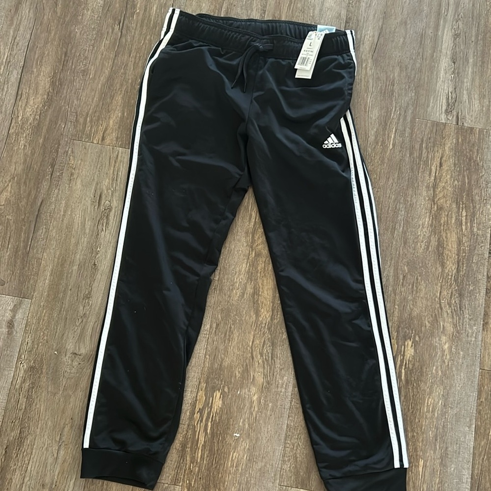 Adidas women’s three stripe joggers